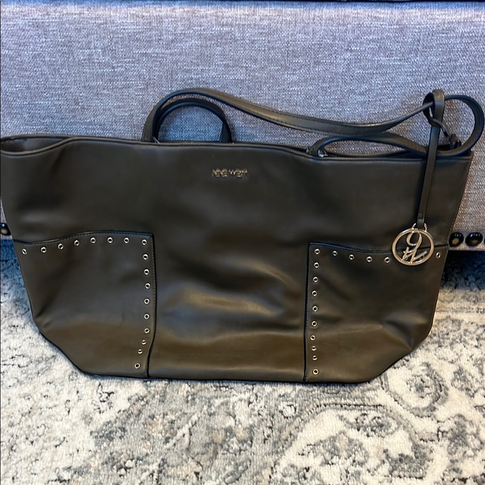 Nine West Green Tote Bag